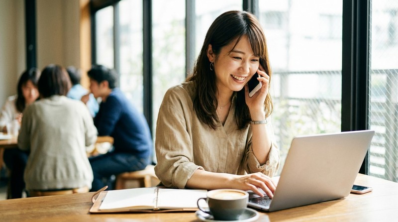 メールレディは「作業」ではなく営業の仕事のイメージ写真